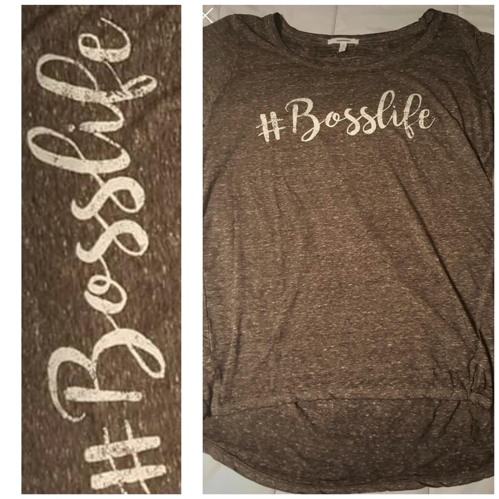 Womens Boss Life T-shirt Size XL Chest 40" High/Low #BossLife